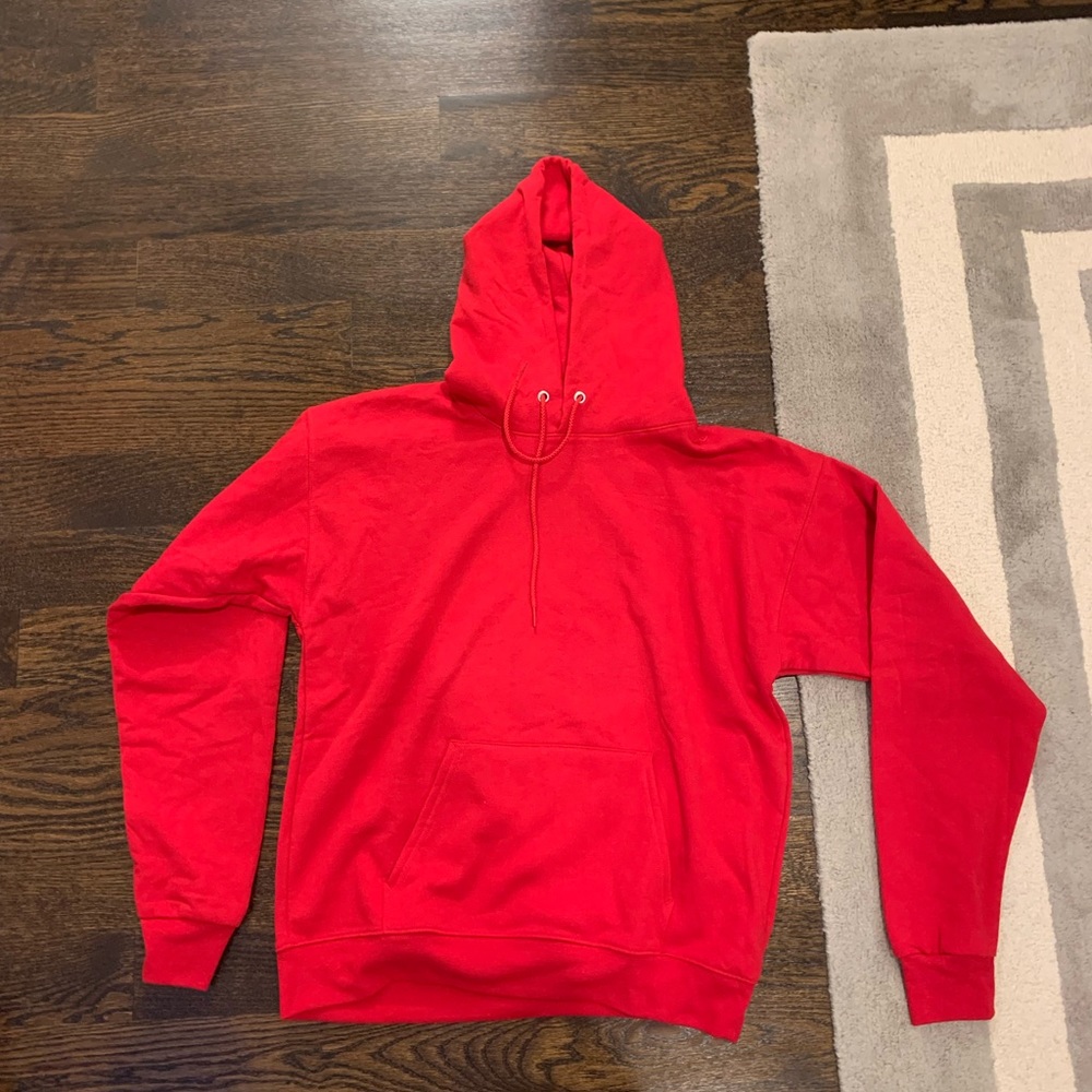 Red mens sweatshirt